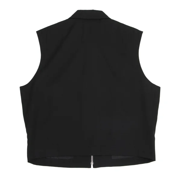 Yohji Yamamoto POUR HOMME Wool Gaba Zip Vest K-161252_009