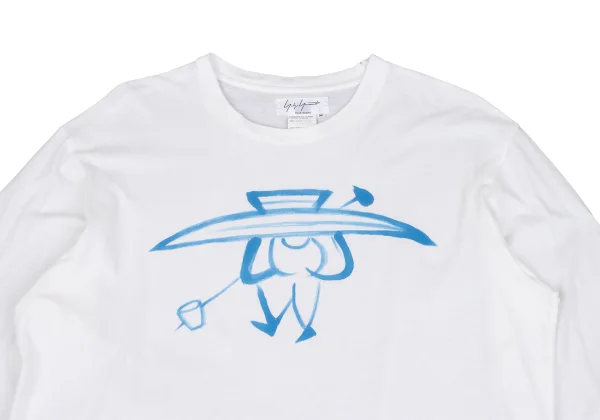 Yohji Yamamoto POUR HOMME Drawing Printed T Shirt K-161253_002