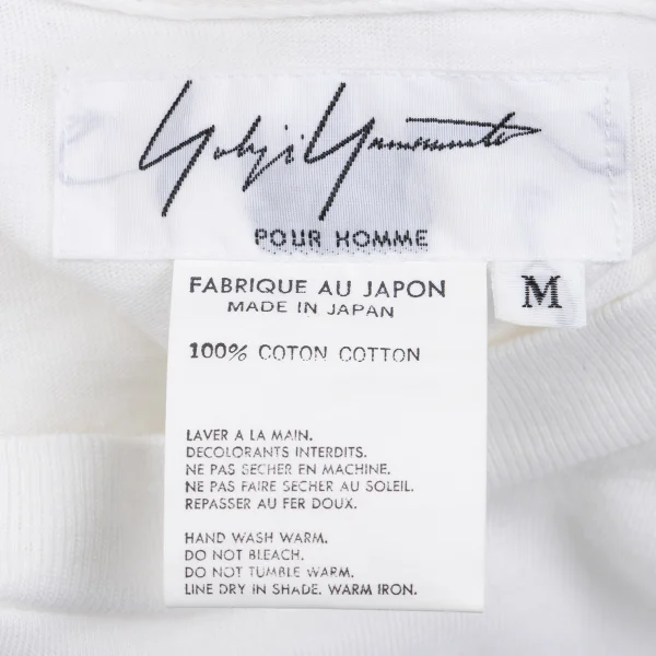 Yohji Yamamoto POUR HOMME Drawing Printed T Shirt K-161253_015