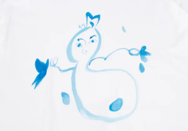 Yohji Yamamoto POUR HOMME Snowman Drawing Print Top K-161255_006
