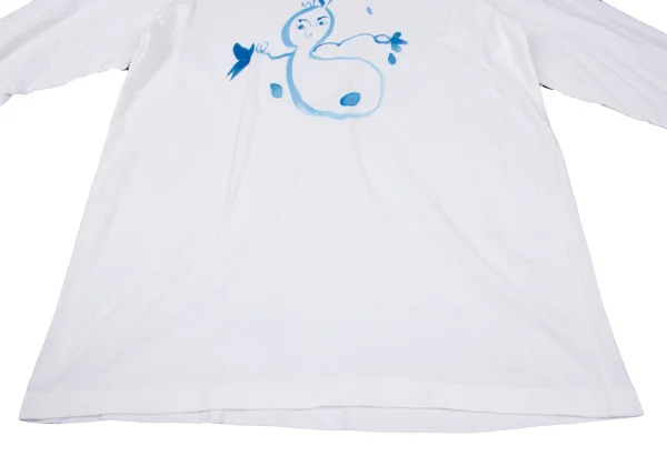 Yohji Yamamoto POUR HOMME Snowman Drawing Print Top K-161255_010