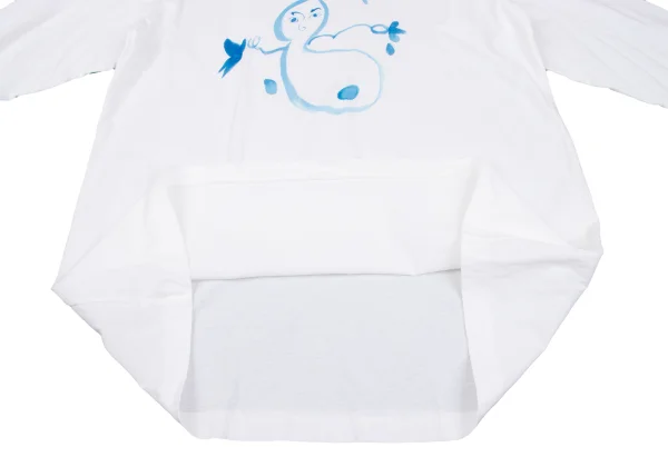 Yohji Yamamoto POUR HOMME Snowman Drawing Print Top K-161255_011