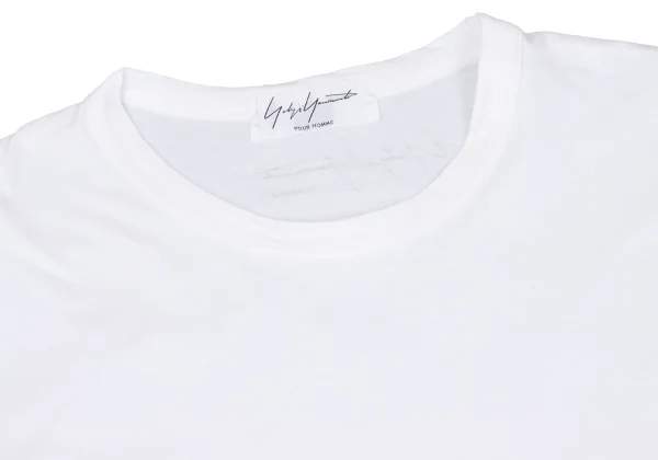 Yohji Yamamoto POUR HOMME Back Point Logo Print T-shirt K-161256_003