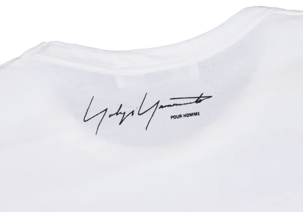 Yohji Yamamoto POUR HOMME Back Point Logo Print T-shirt K-161256_008