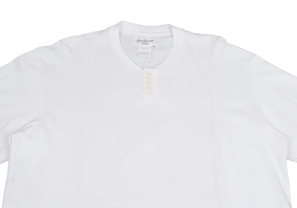 Yohji Yamamoto POUR HOMME Henley Neck Cotton Top K-161259_002
