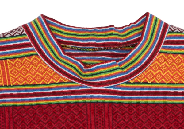 Yohji Yamamoto POUR HOMME Native Jacquard Cotton Knit Top K-161261_003