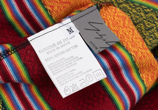 Yohji Yamamoto POUR HOMME Native Jacquard Cotton Knit Top K-161261_012