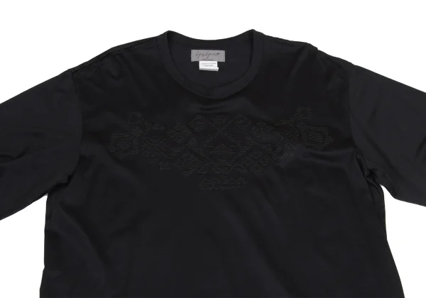 Yohji Yamamoto POUR HOMME Geometric Sashiko T Shirt K-161262_002