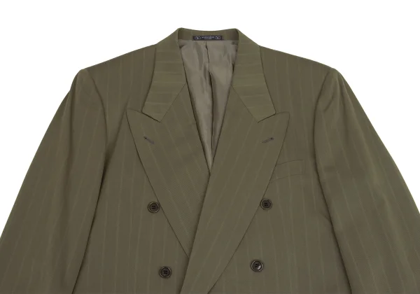 VALENTINO GARAVANI Wool Blend Stripe Double Jacket K-161263_002
