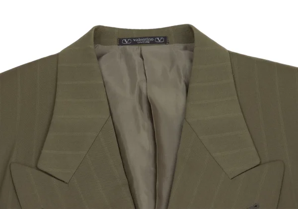 VALENTINO GARAVANI Wool Blend Stripe Double Jacket K-161263_003