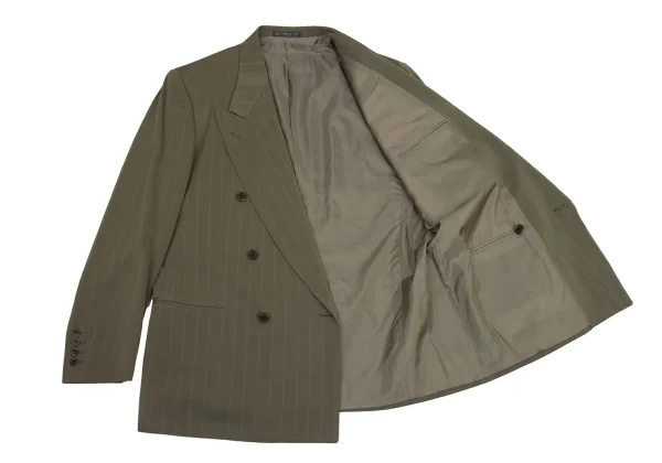 VALENTINO GARAVANI Wool Blend Stripe Double Jacket K-161263_011