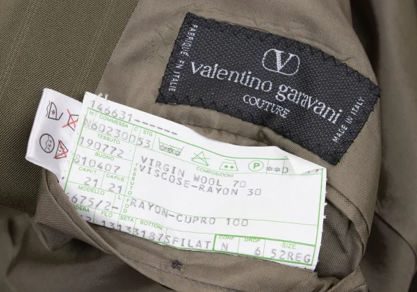 VALENTINO GARAVANI Wool Blend Stripe Double Jacket K-161263_016