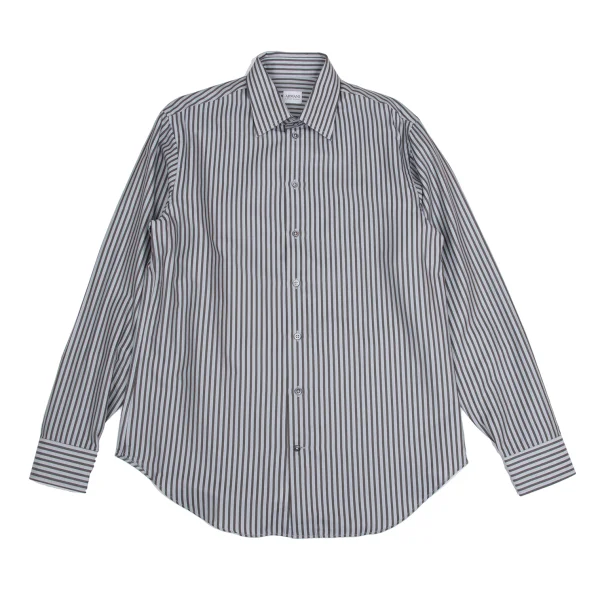 ARMANI COLLEZIONI Cotton Striped Long Sleeve Shirt Grey,Sky blue 41 K-161265_001