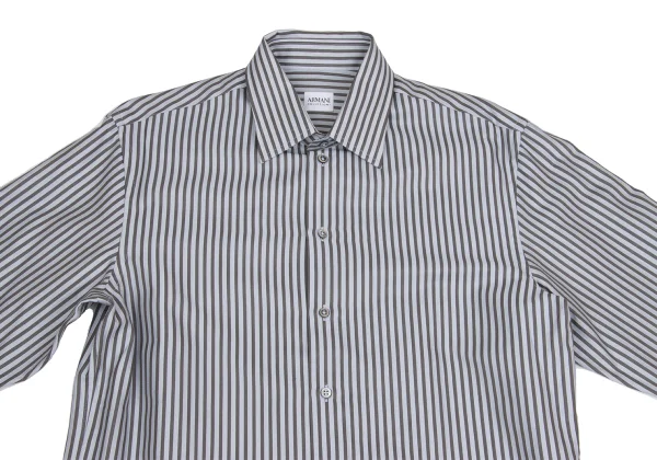 ARMANI COLLEZIONI Cotton Striped Long Sleeve Shirt K-161265_002