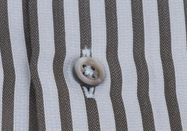 ARMANI COLLEZIONI Cotton Striped Long Sleeve Shirt K-161265_004