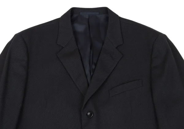 ARMANI COLLEZIONI Diagonal Striped Wool Jacket K-161266_002