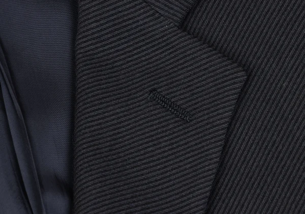 ARMANI COLLEZIONI Diagonal Striped Wool Jacket K-161266_004