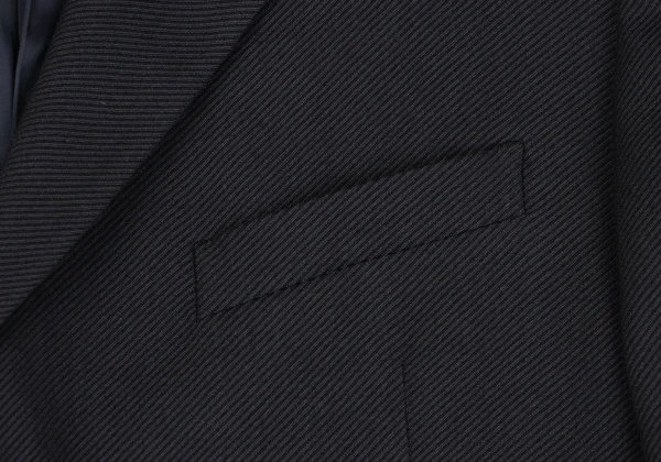 ARMANI COLLEZIONI Diagonal Striped Wool Jacket K-161266_005