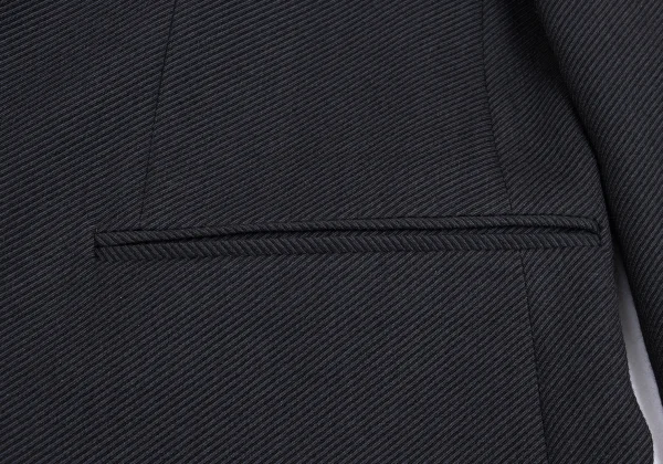 ARMANI COLLEZIONI Diagonal Striped Wool Jacket K-161266_010