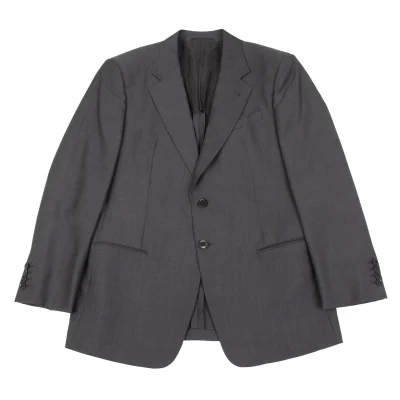 ARMANI COLLEZIONI Wool Striped 3B Jacket