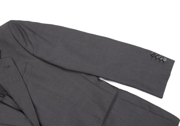 ARMANI COLLEZIONI Wool Striped 3B Jacket K-161267_006