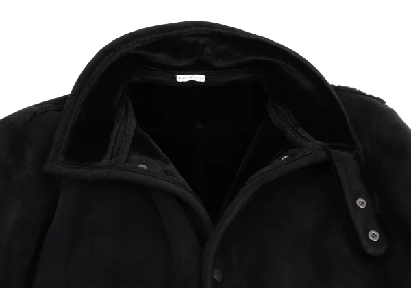 EMPORIO ARMANI Faux Mouton Half Coat K-161270_005
