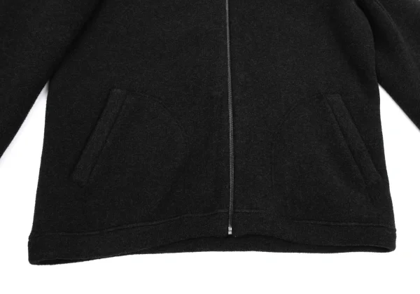 GIANNI VERSACE Angora Blend Zip Knit Blouson K-161272_007