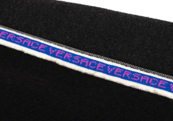 GIANNI VERSACE Angora Blend Zip Knit Blouson K-161272_010