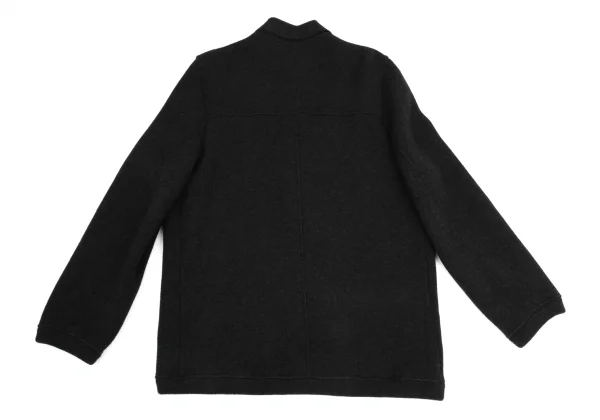 GIANNI VERSACE Angora Blend Zip Knit Blouson K-161272_011