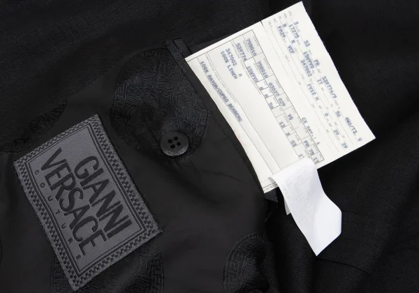 GIANNI VERSACE Medusa Lining Linen Jacket K-161273_016