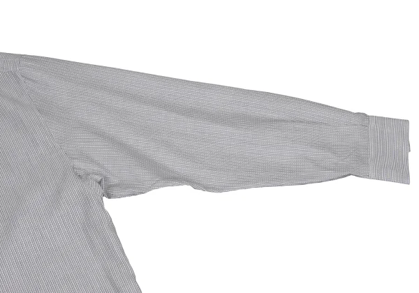 GIANNI VERSACE Pin Dot Stripe Woven Long Sleeve Shirt K-161275_004