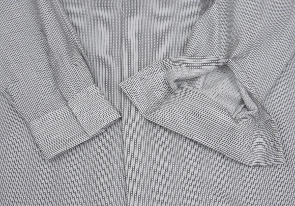 GIANNI VERSACE Pin Dot Stripe Woven Long Sleeve Shirt K-161275_006