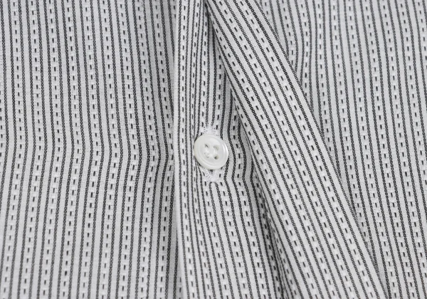 GIANNI VERSACE Pin Dot Stripe Woven Long Sleeve Shirt K-161275_008