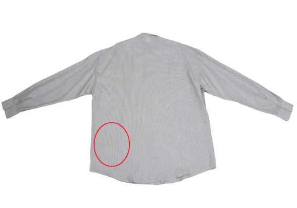 GIANNI VERSACE Pin Dot Stripe Woven Long Sleeve Shirt K-161275_010