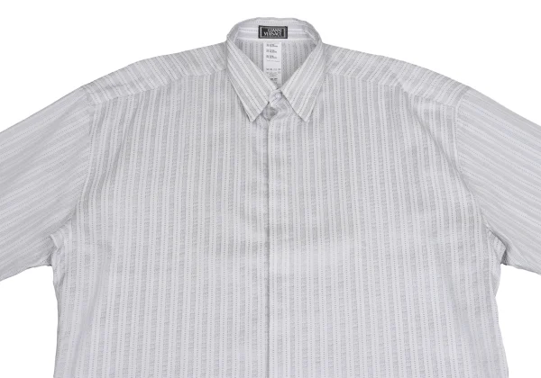 GIANNI VERSACE Spiral Stripe Woven Long Sleeve Shirt K-161276_002