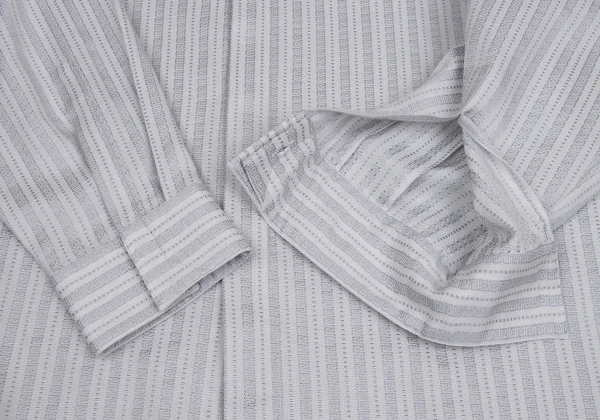 GIANNI VERSACE Spiral Stripe Woven Long Sleeve Shirt K-161276_007