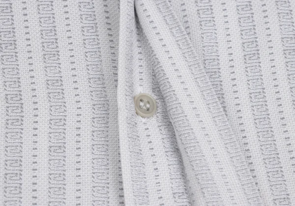 GIANNI VERSACE Spiral Stripe Woven Long Sleeve Shirt K-161276_009