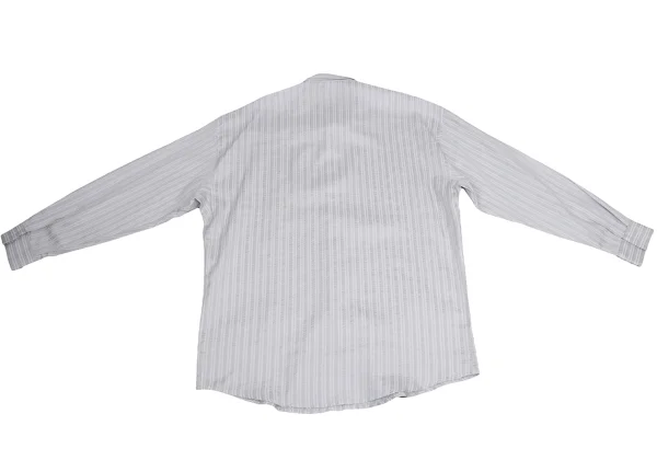 GIANNI VERSACE Spiral Stripe Woven Long Sleeve Shirt K-161276_011