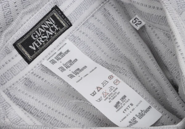 GIANNI VERSACE Spiral Stripe Woven Long Sleeve Shirt K-161276_014