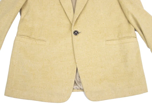 GIANNI VERSACE Mottled Pattern Woven Cashmere Jacket K-161277_009