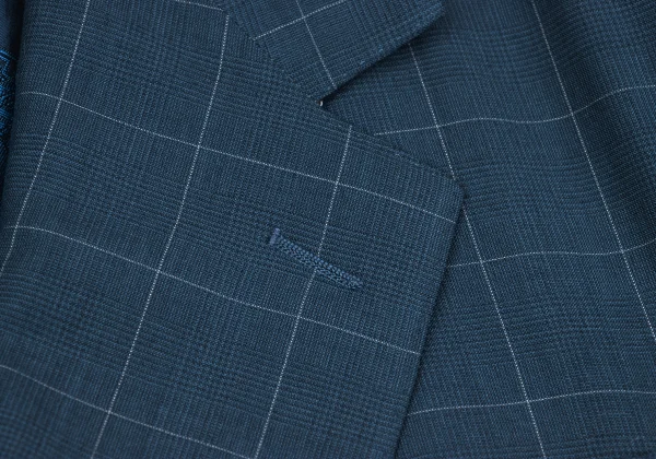 GIANNI VERSACE Medusa Metal Button Checked Jacket K-161278_005