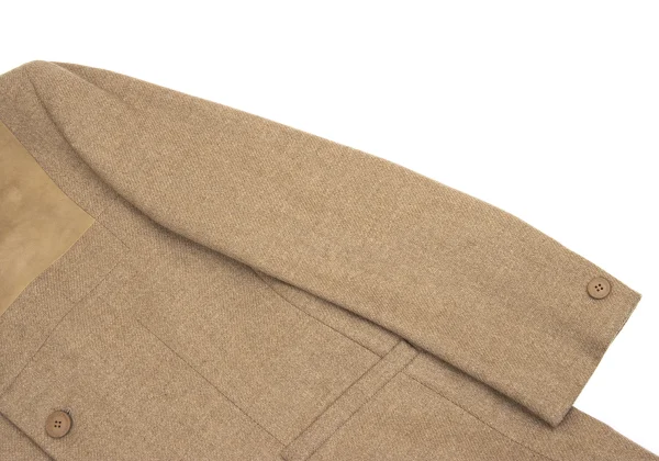 GIANNI VERSACE Suede Switching Wool Jacket K-161279_009