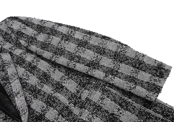 GIANNI VERSACE Checked Tweed Jacket K-161281_006