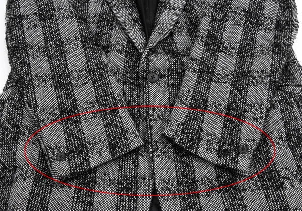 GIANNI VERSACE Checked Tweed Jacket K-161281_007