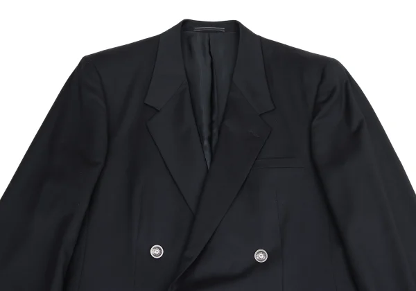 GIANNI VERSACE Medusa Metal Button Double Wool Jacket K-161282_002