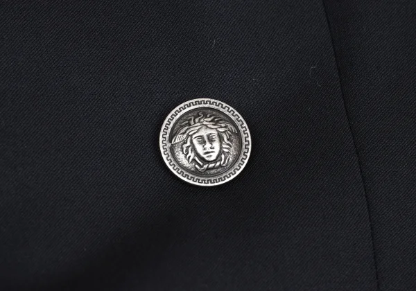 GIANNI VERSACE Medusa Metal Button Double Wool Jacket K-161282_006