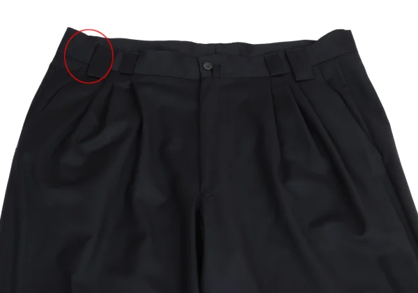GIANNI VERSACE Toro Wool Tuck Pants K-161283_002