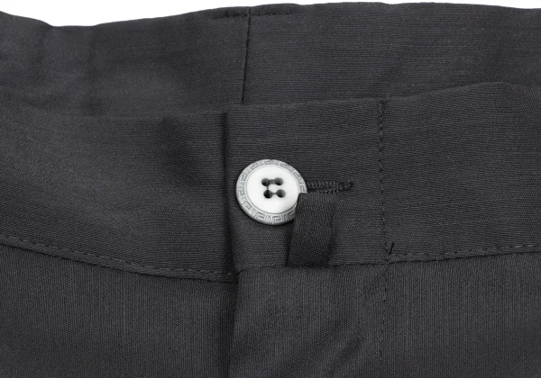 GIANNI VERSACE Silk Blend Tuck Pants K-161285_003