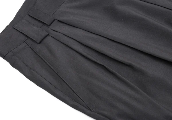 GIANNI VERSACE Silk Blend Tuck Pants K-161285_006