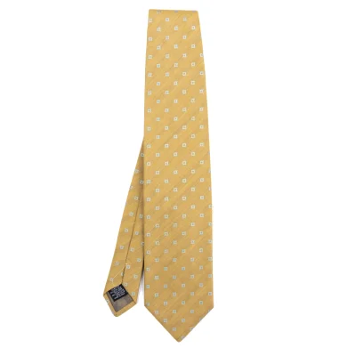 EMPORIO ARMANI Square Jacquard Silk Tie